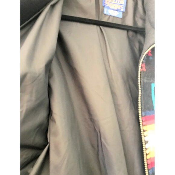 Men Pendleton Western Wool Geometric Wool Jacket L - Picture 9 of 9